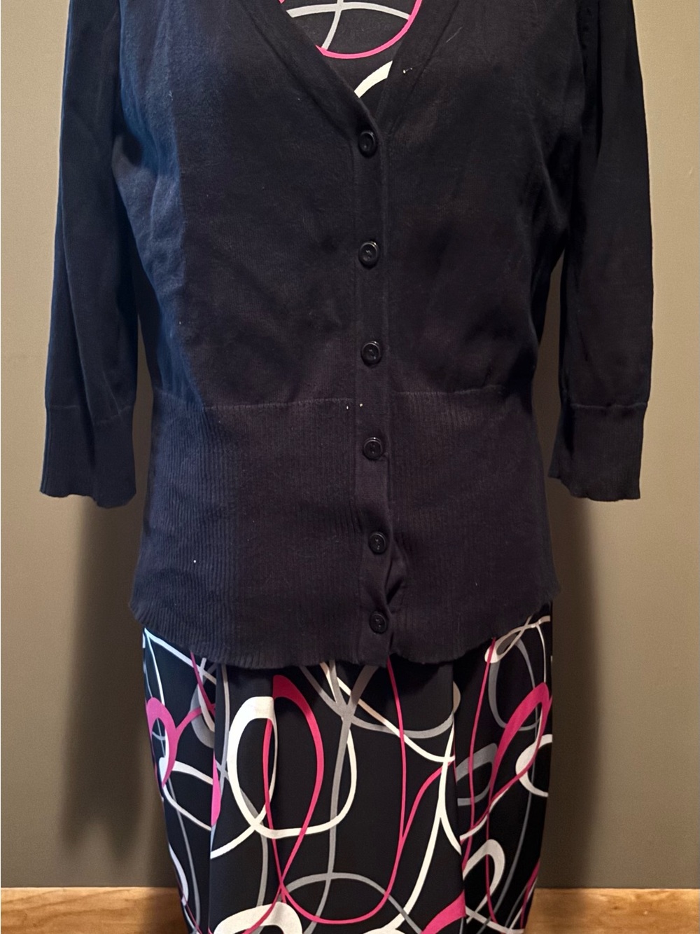 Black ALYX 3/4 length sleeve paired with ALYX dress previously posted for $20